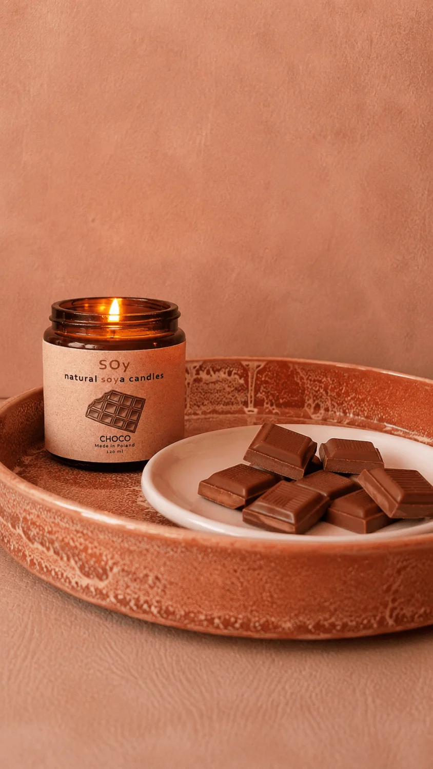 Świeca sojowa Choco