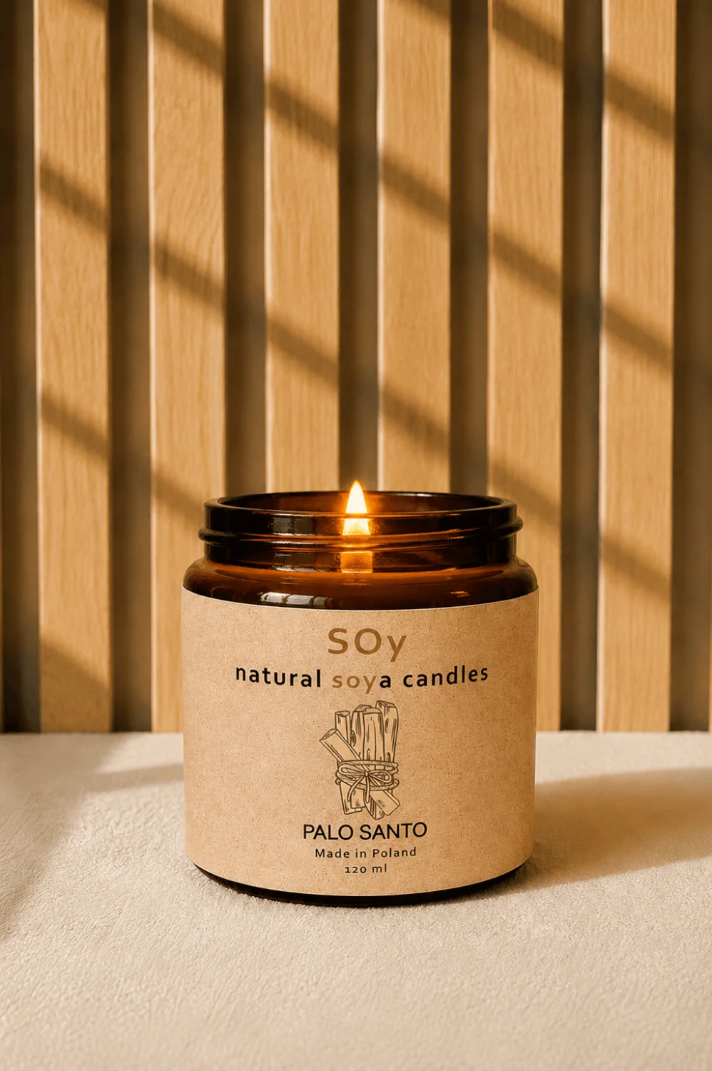 Świeca sojowa Palo Santo
