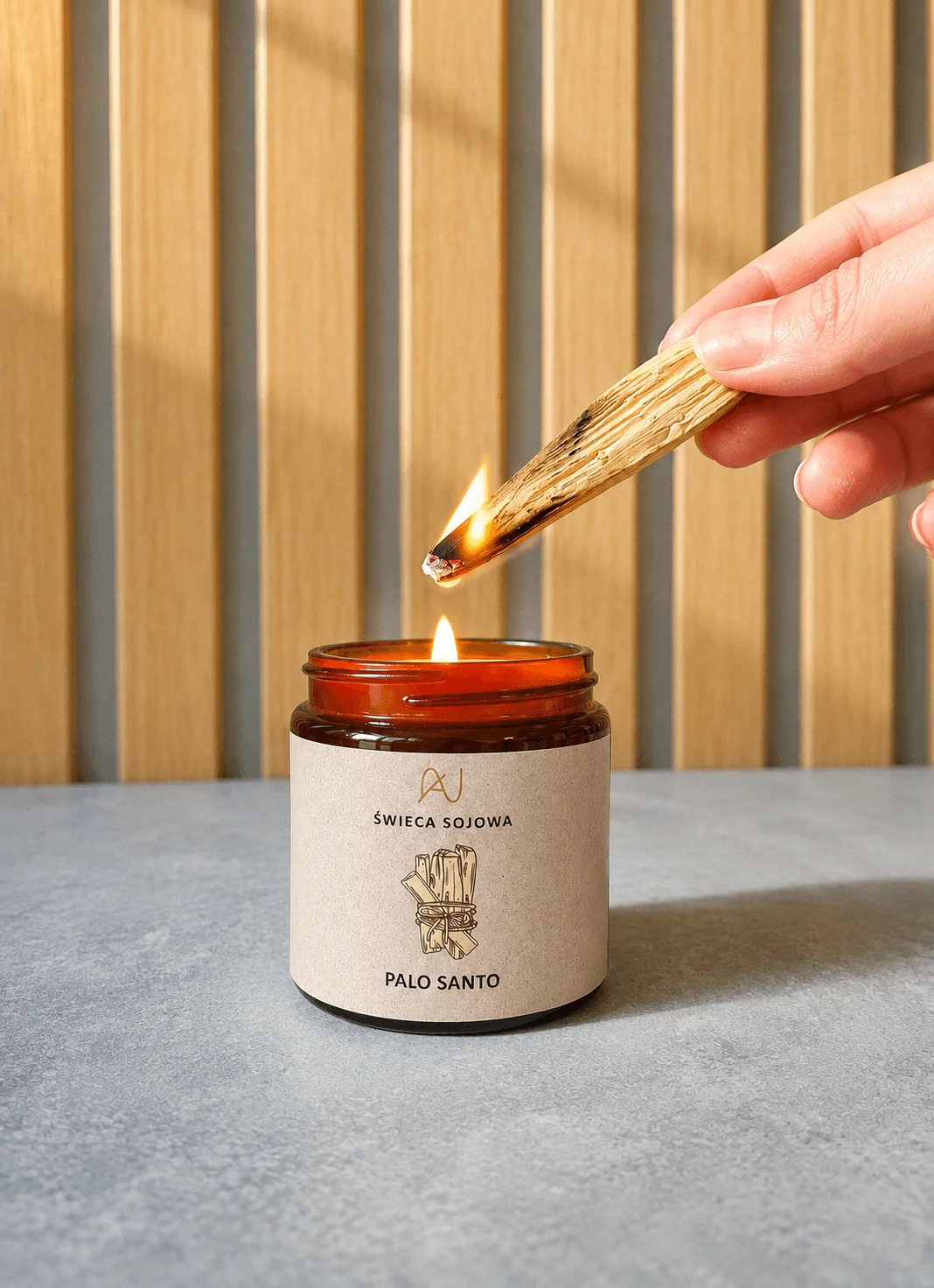 Świeca sojowa Palo Santo