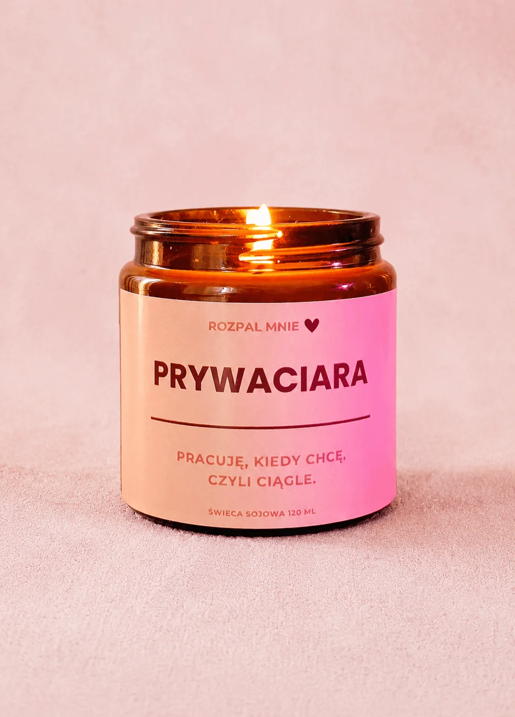 Świeca sojowa PRYWACIARA