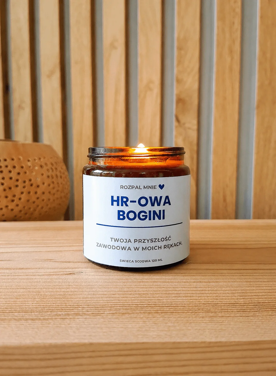 Świeca sojowa HR-owa Bogini - prezent dla rekrutera