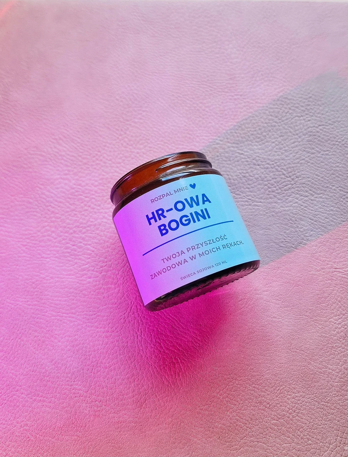 Świeca sojowa HR-owa Bogini - prezent dla rekrutera
