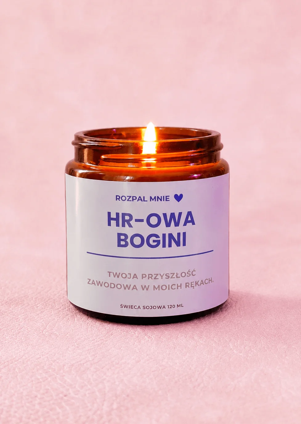 Świeca sojowa HR-owa Bogini - prezent dla rekrutera