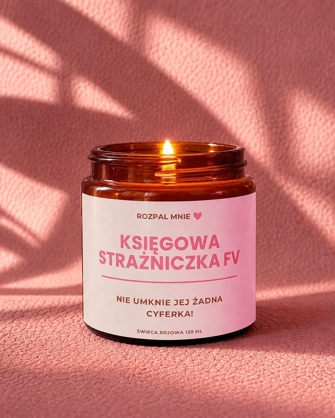 Świeca sojowa dla księgowej - prezent dla księgowej 
