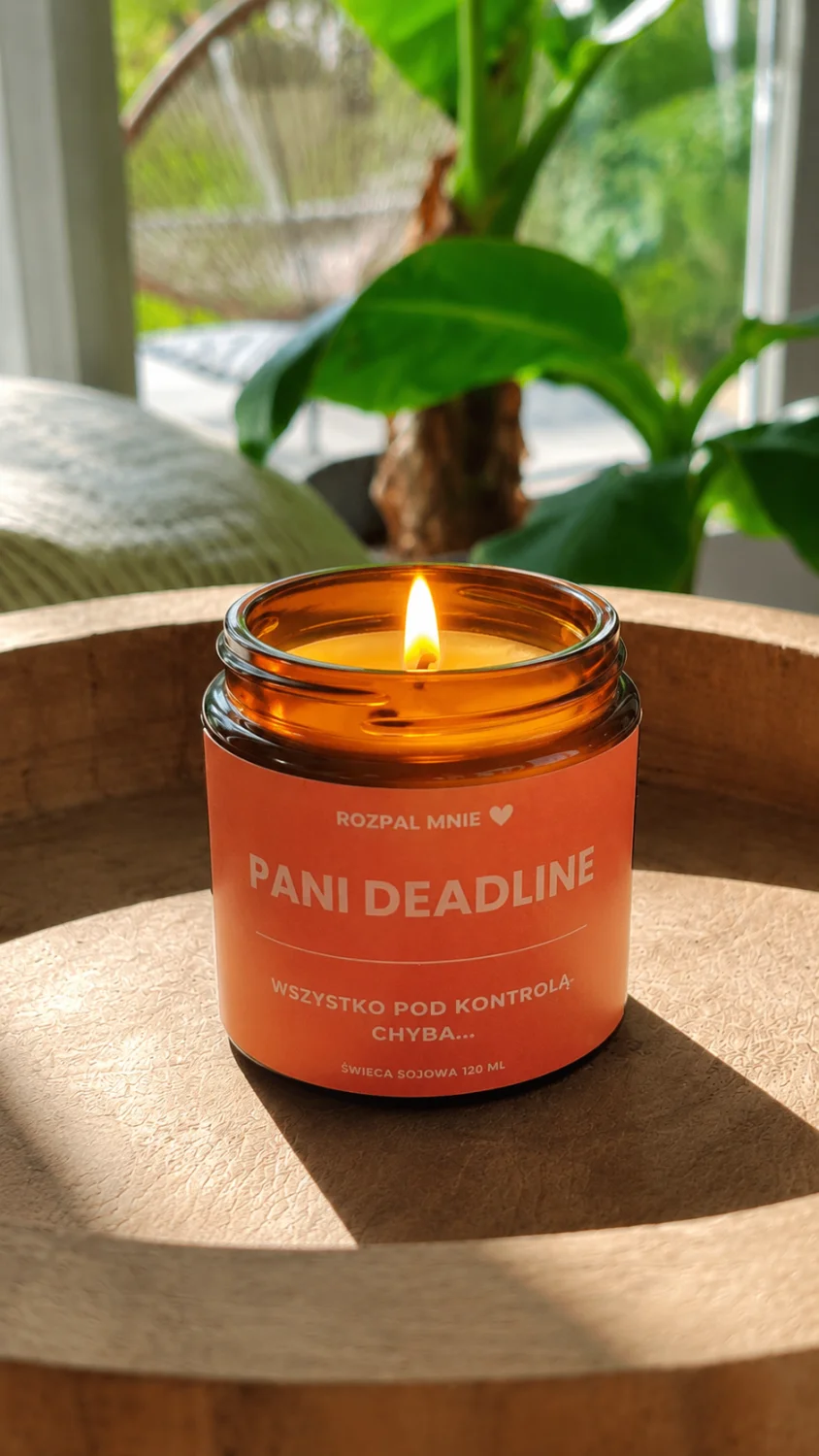 Świeca sojowa Pani Deadline