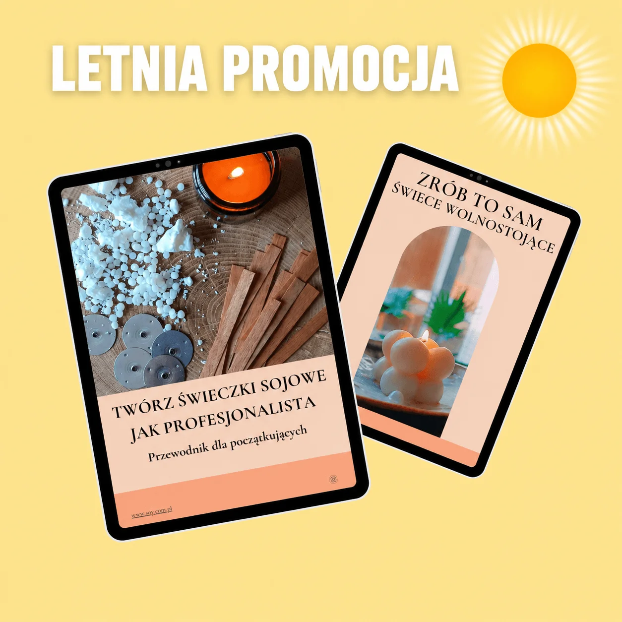 Jak zrobić świece sojowe-pakiet e-booków dla początkujących