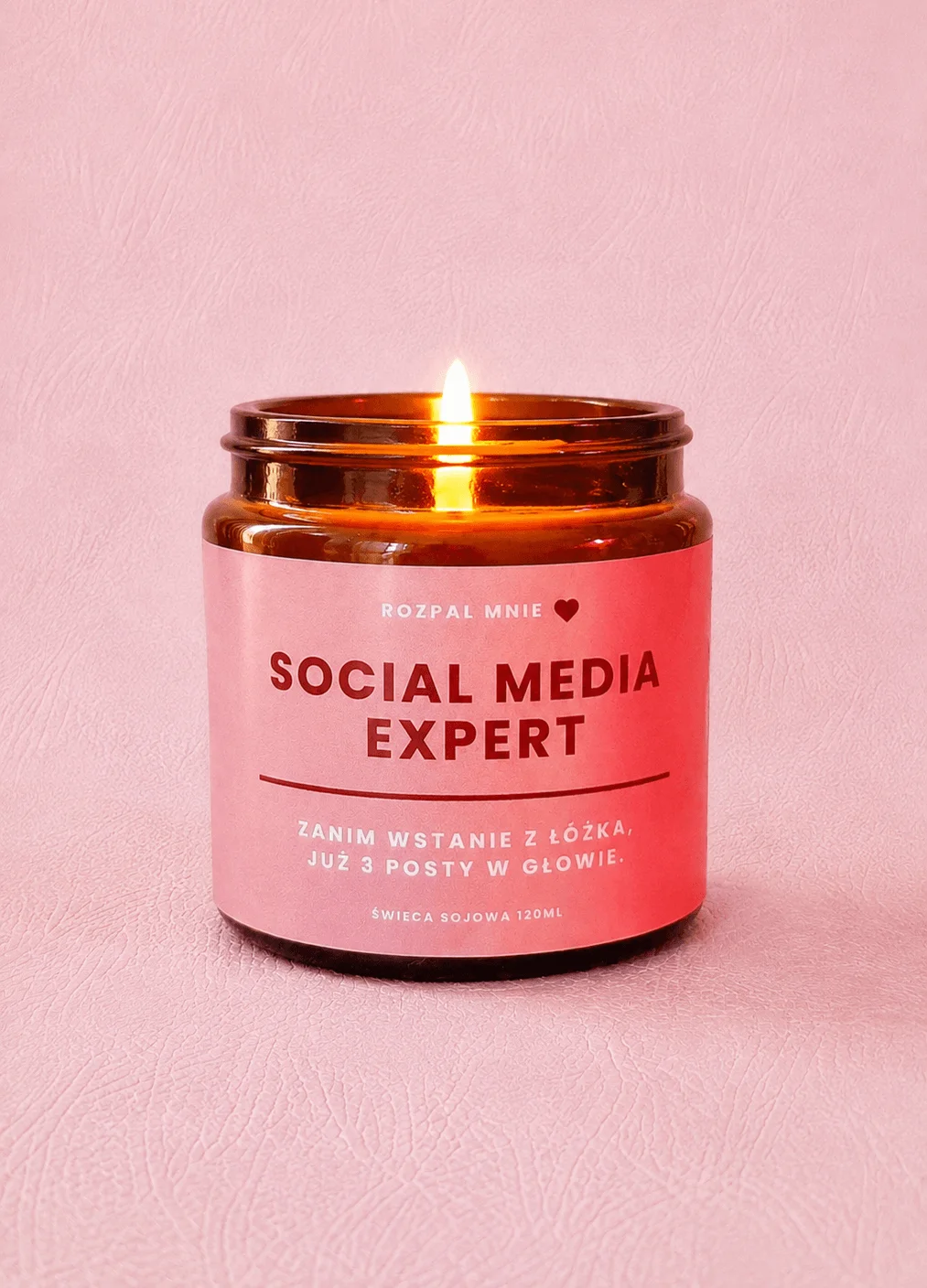 Świeca sojowa SOCIAL MEDIA EXPERT