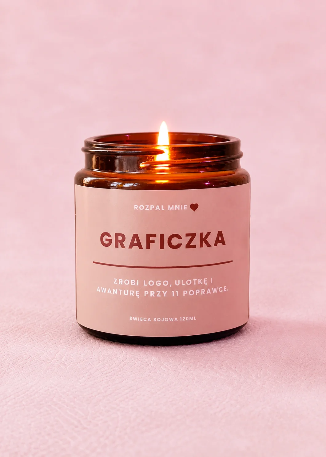 Świeca sojowa GRAFICZKA