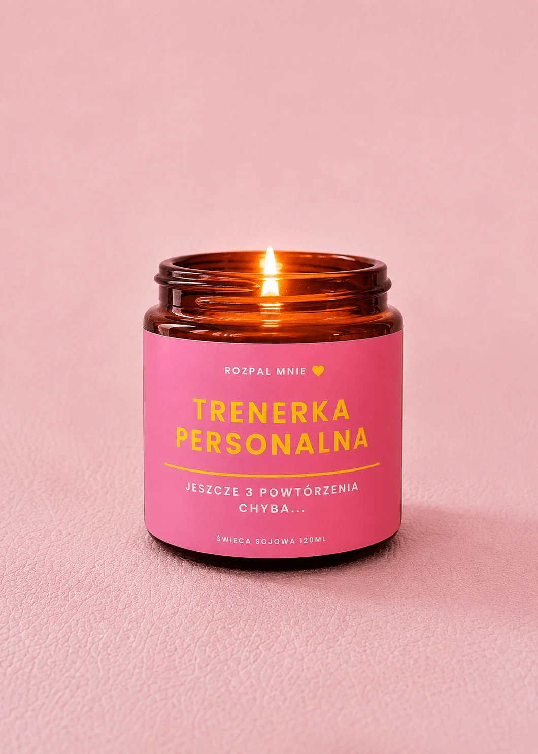 Świeca sojowa TRENERKA PERSONALNA