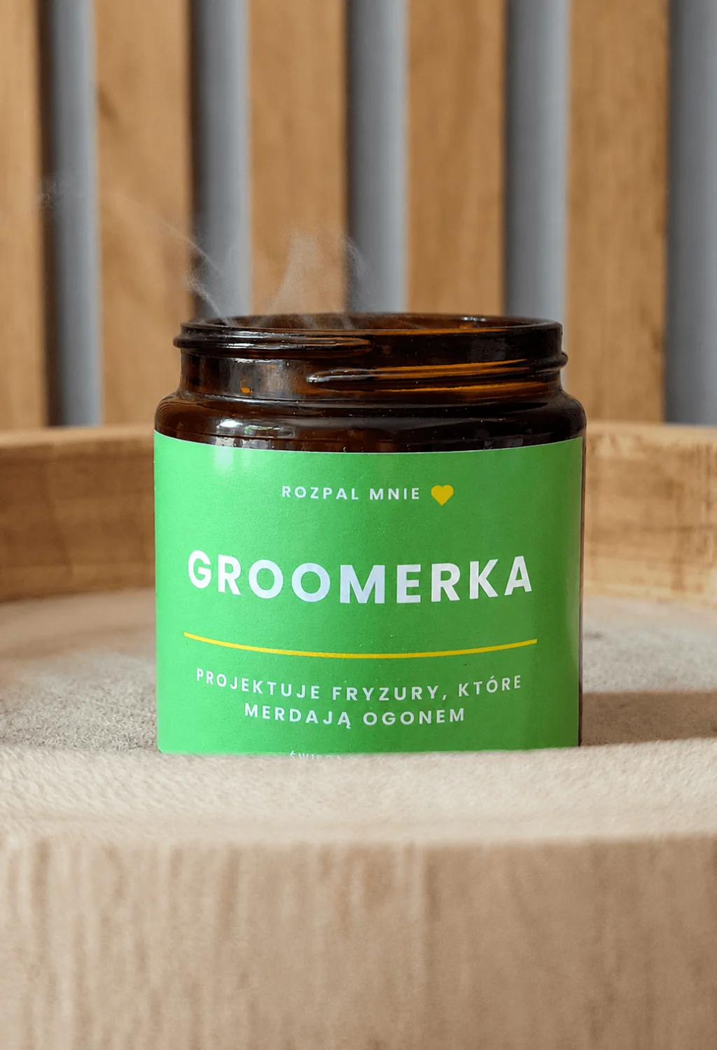 Świeca sojowa GROOMERKA
