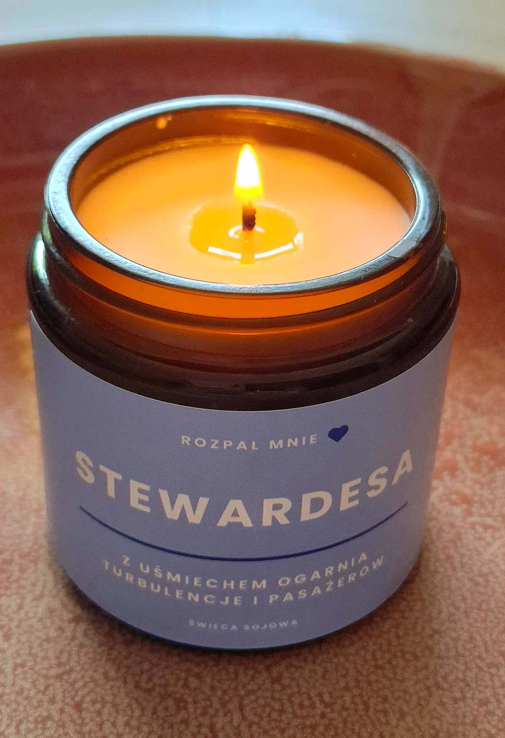 Świeca sojowa STEWARDESA