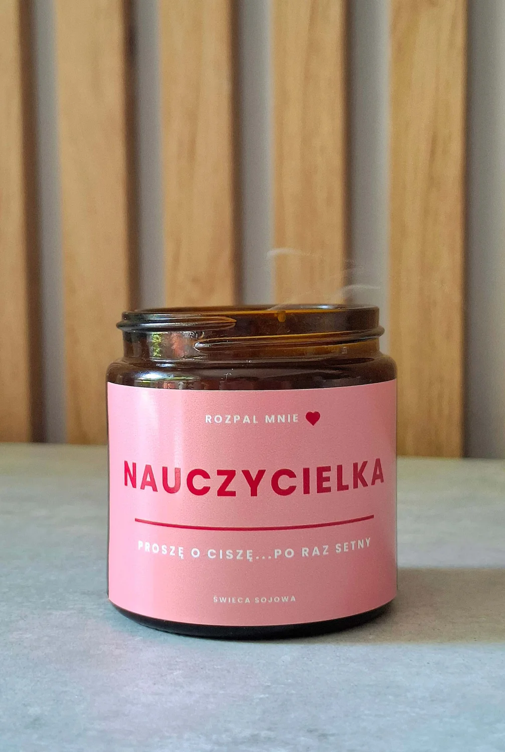 Świeca sojowa NAUCZYCIELKA