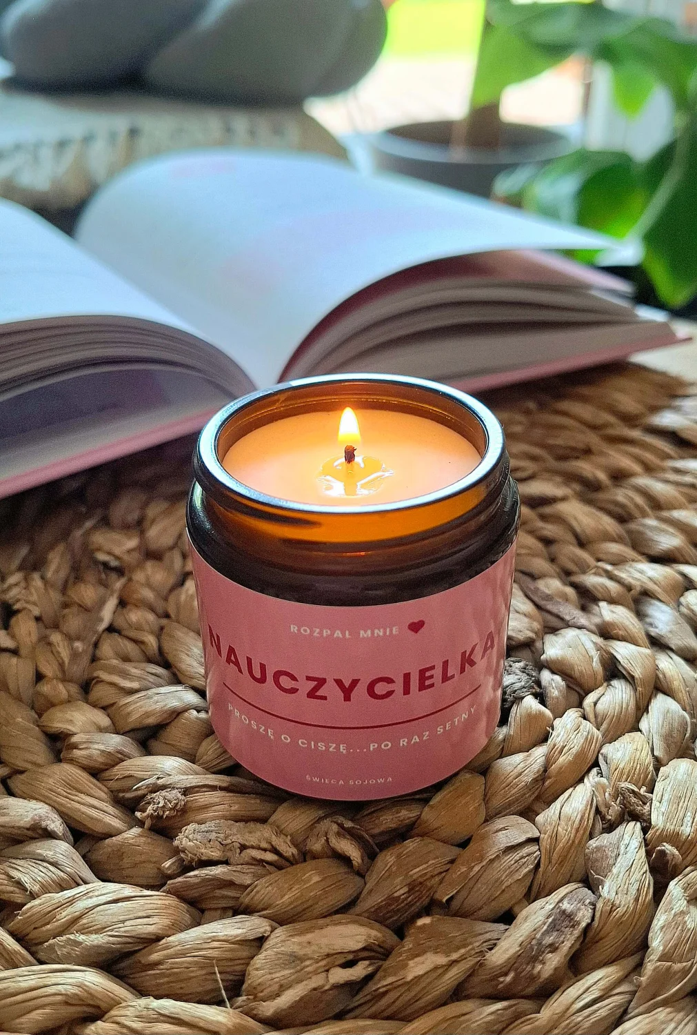 Świeca sojowa NAUCZYCIELKA