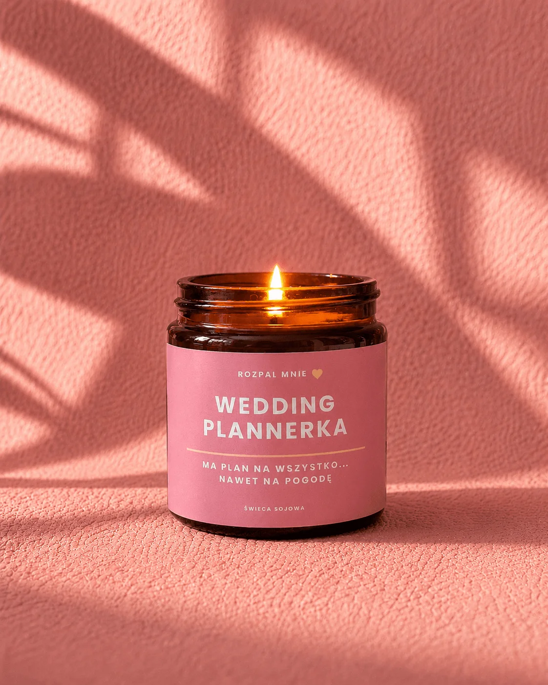 Świeca sojowa WEDDING PLANNERKA