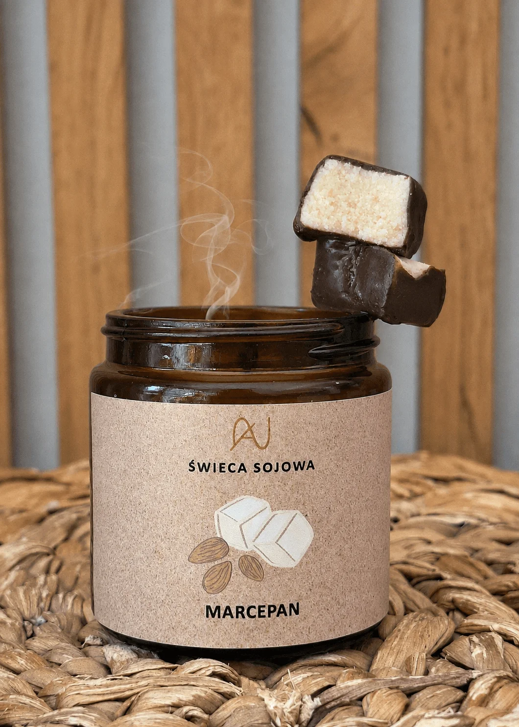 Świeca sojowa Marcepan