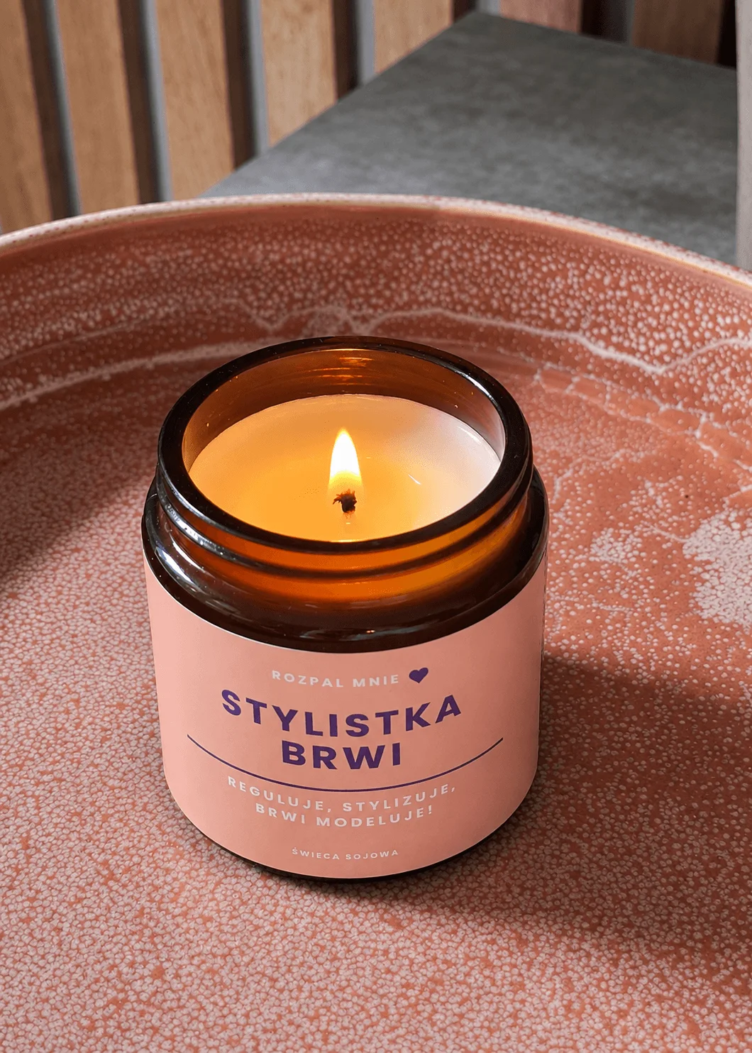 Świeca sojowa STYLISTKA BRWI