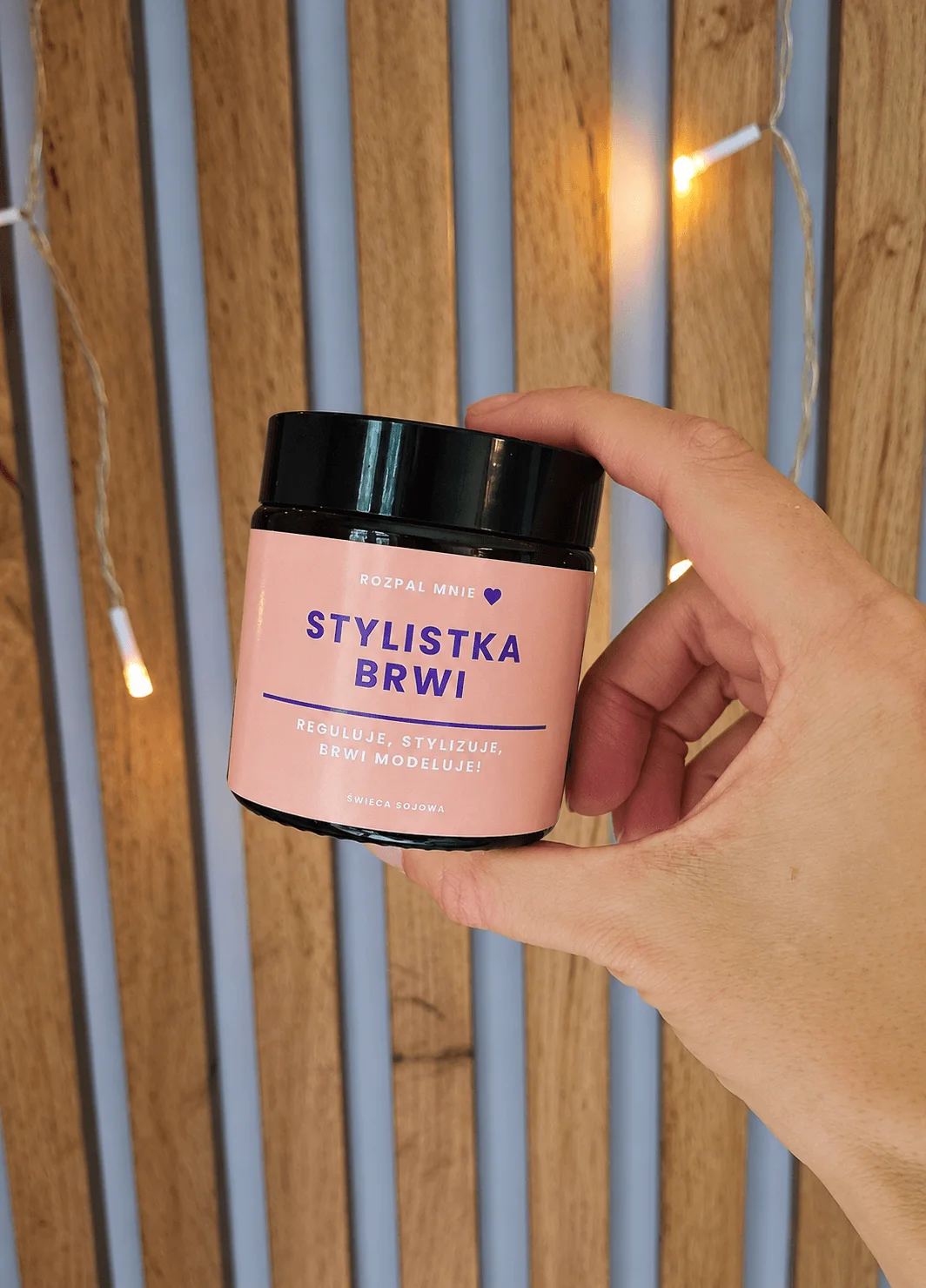 Świeca sojowa STYLISTKA BRWI