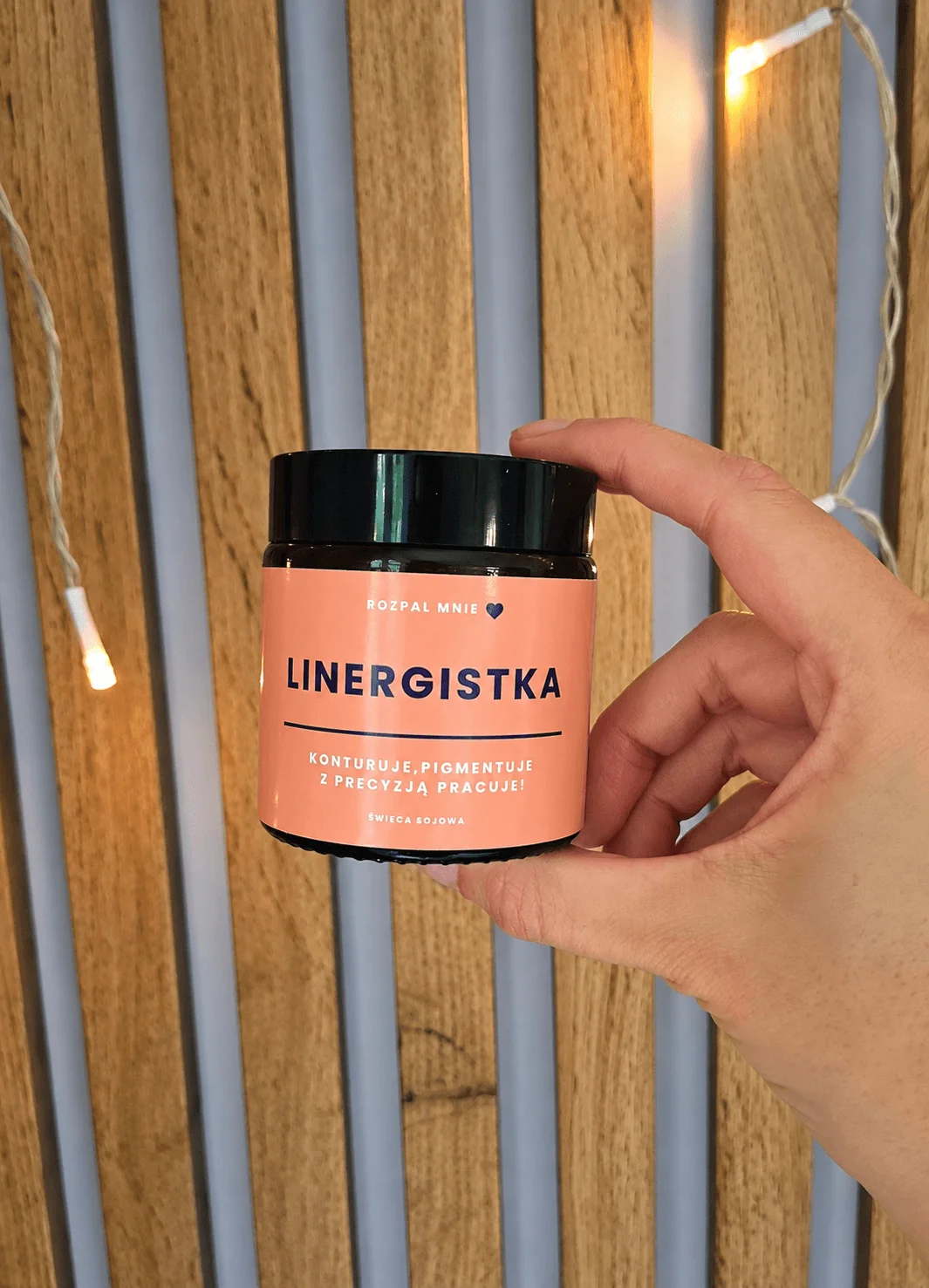 Świeca sojowa LINERGISTKA