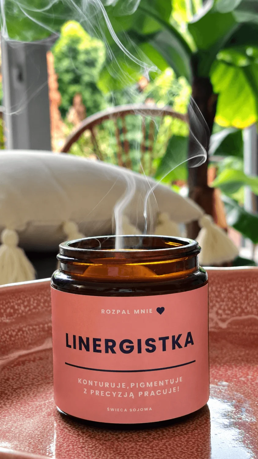 Świeca sojowa LINERGISTKA