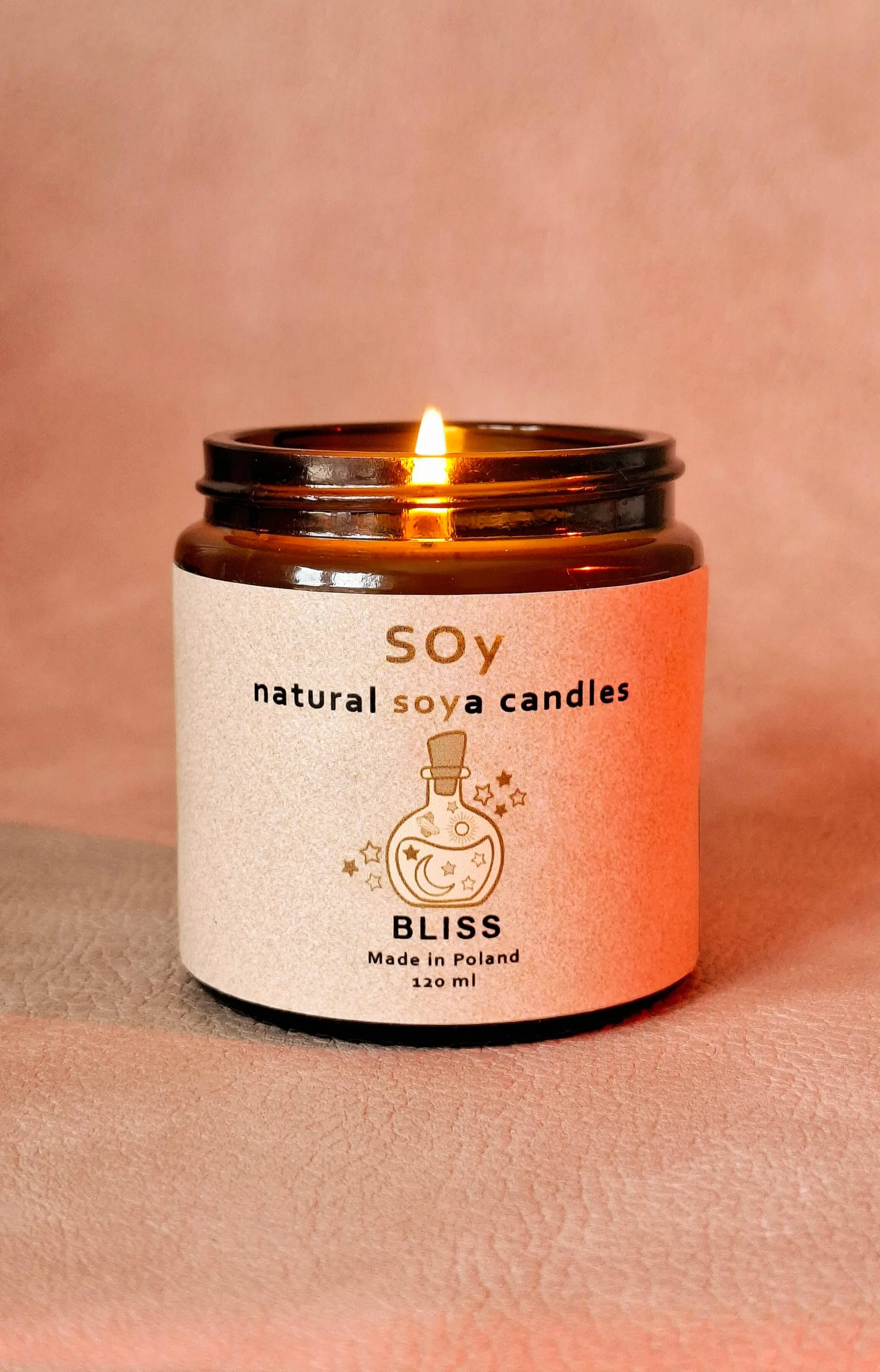 Świeca sojowa - zapach białej szałwii